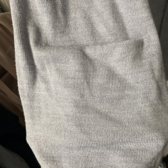 -Nordstrom merino wool blend cardigan with pockets size S, lilac - Picture 4 of 6